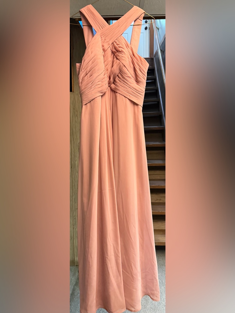Azazie Blush Bridesmaid Dress
